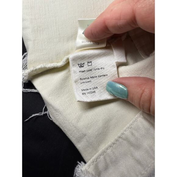 Reformation Lexi Corset Raw Edge Ivory Size 6 Top - Picture 9 of 11